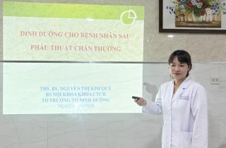 DINH DƯỠNG CHO BỆNH NHÂN SAU PHẪU THUẬT CHẤN THƯƠNG