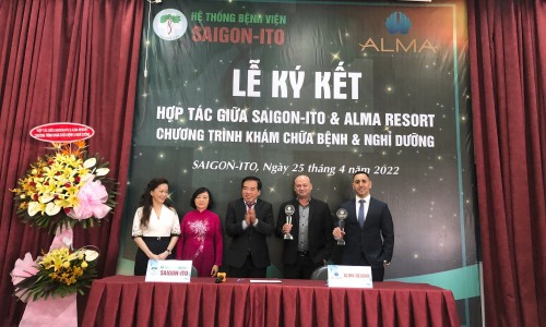 LỄ KÝ KẾT HỢP TÁC GIỮA SAIGON-ITO VÀ ALMA RESORT CHƯƠNG TRÌNH KHÁM CHỮA BỆNH & NGHỈ DƯỠNG