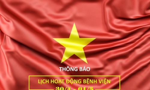 THÔNG BÁO LỊCH HOẠT ĐỘNG HỆ THỐNG BỆNH VIỆN SAIGON-ITO LỄ 30/4 - 01/5