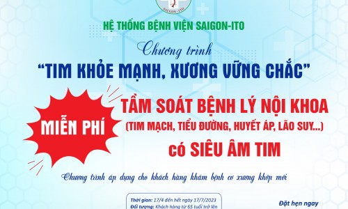 CHƯƠNG TRÌNH "TIM KHỎE MẠNH, XƯƠNG CHẮC KHỎE"