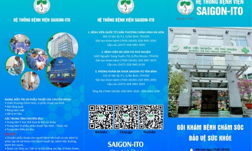 CHỌN SAIGON-ITO ĐỂ CHĂM SÓC SỨC KHOẺ