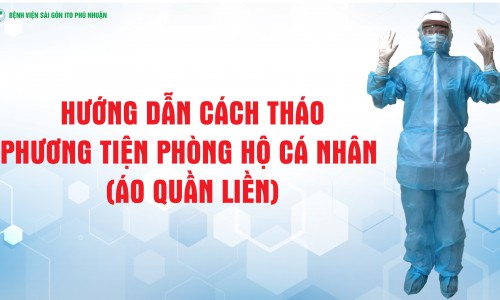 HƯỚNG DẪN CÁCH THÁO PHƯƠNG TIỆN PHÒNG HỘ CÁ NHÂN