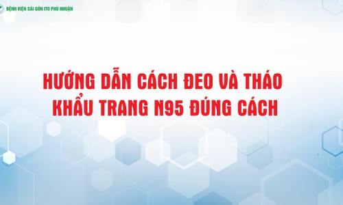 HƯỚNG DẪN ĐEO & THÁO KHẨU TRANG N95 ĐÚNG CÁCH