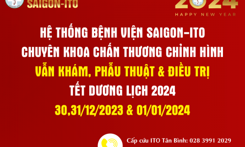 LỊCH HOẠT ĐỘNG CỦA HỆ THỐNG BỆNH VIỆN SAIGON-ITO TẾT DƯƠNG LỊCH 2024 (30,31/12/2023 & 01/01/2024)